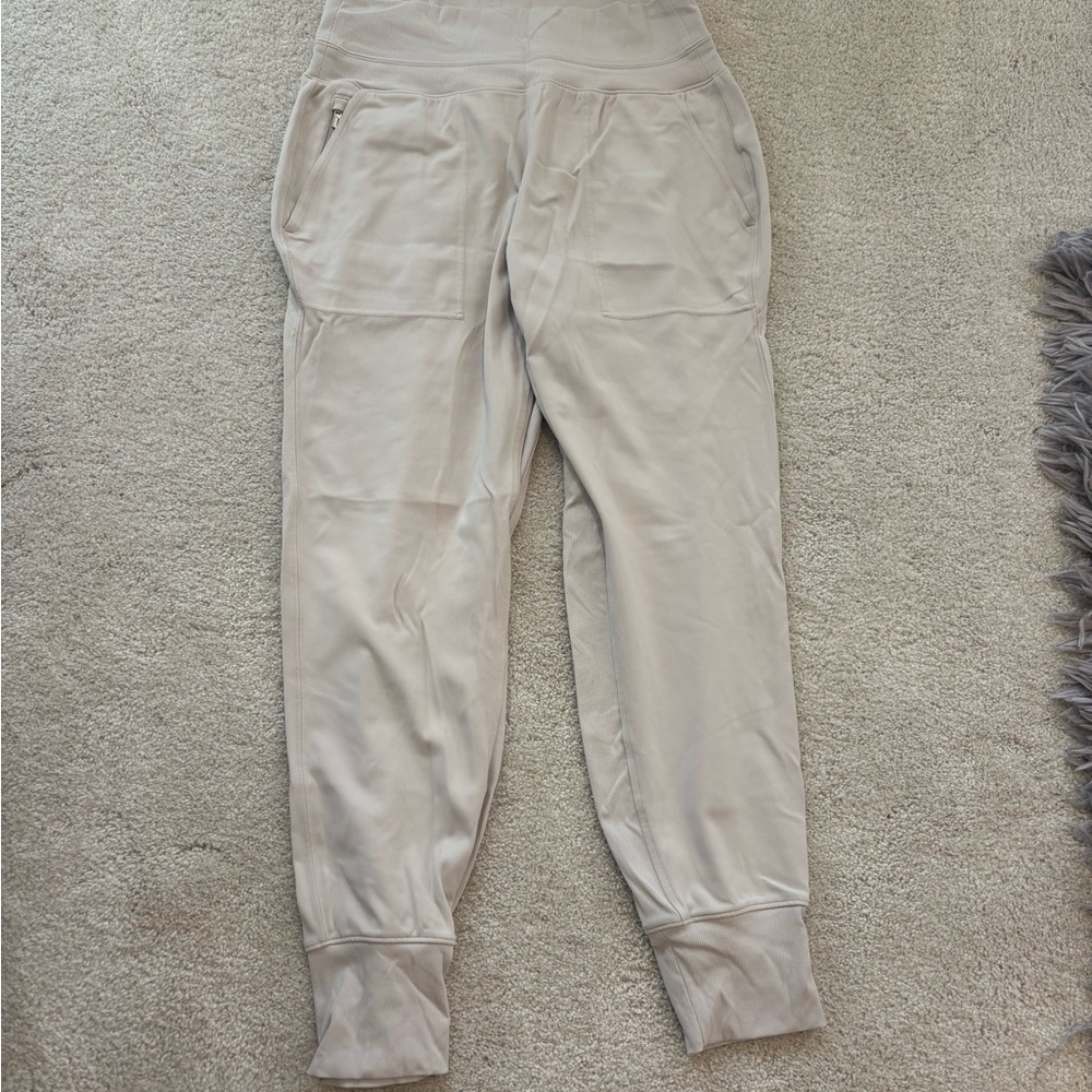 Athleta Light Tan Venice Jogger Pants
